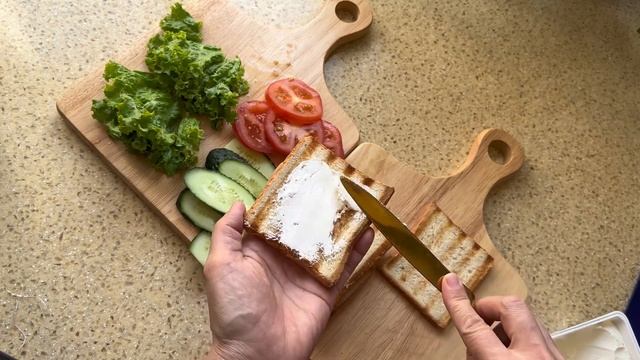 Вкусный СЭНДВИЧ за 5 минут. Легкий завтрак. Қазақша рецепт. смотреть онлайн