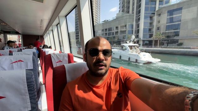 Dubai Ferry ride from Dubai Marina to Atlantis The Palm | Vlog смотреть онлайн