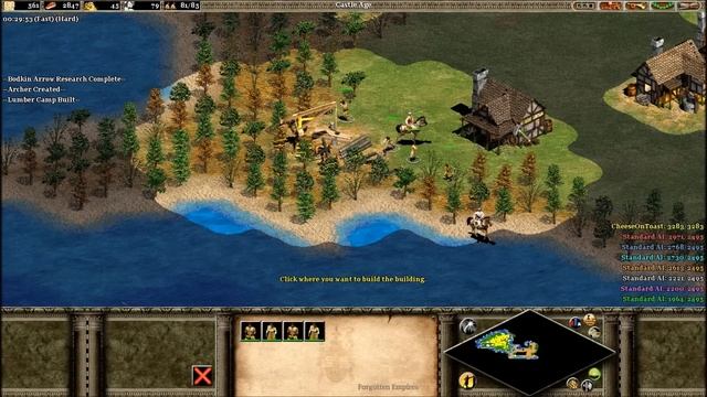 Age of Empires II: The Conquerors - 1v7 Standard AI CPU's (PART 1/4) смотреть онлайн