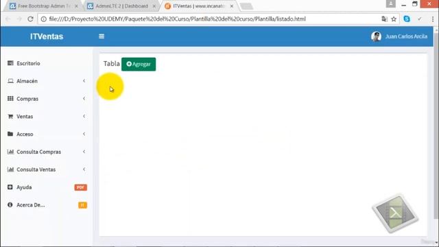 17 Sistema PHP Plantilla Admin LTE, Bootstrap, fuente awesome y Jquery смотреть онлайн