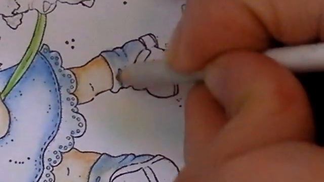 Magnolia Tilda Stamps coloring with Pencil, Part 2 смотреть онлайн