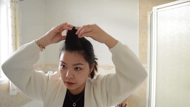 how i style my curtain bangs✨ | 3 ways смотреть онлайн