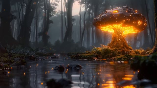 Mysterious Swamp - Calming Fantasy Meditation Music (Binaural, Layered, Low Drone)