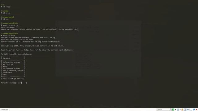 How to run MySQL Database from the Command Line (COOL TRICK) | PHP Attendance CRUD #7 Bonus смотреть онлайн