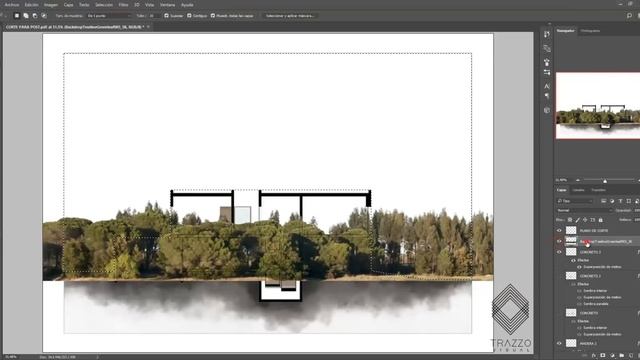 CORTE PHOTOSHOP ARQUITECTÓNICO / POST PRODUCCIÓN смотреть онлайн