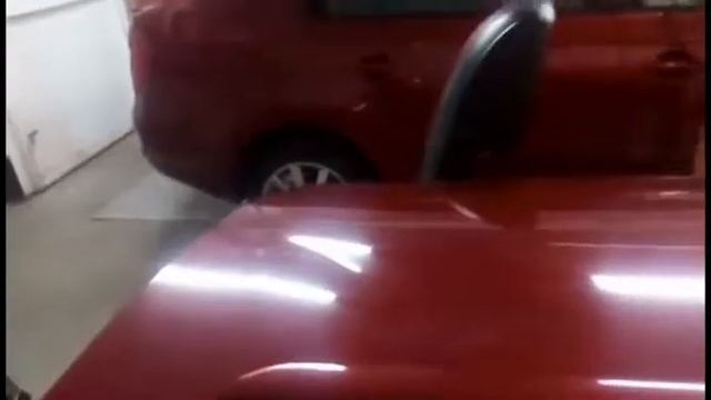 Skoda Oktavia Удаление вмятины без покраски смотреть онлайн