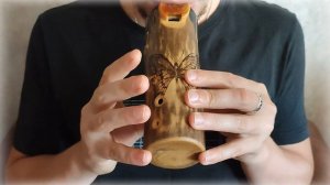 Окарина из грецкого ореха, арабский строй от ноты До диез (440гц).