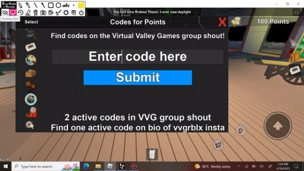 FUTURE CODES!! | *NEW* ROBLOX TITANIC CODES 2023!