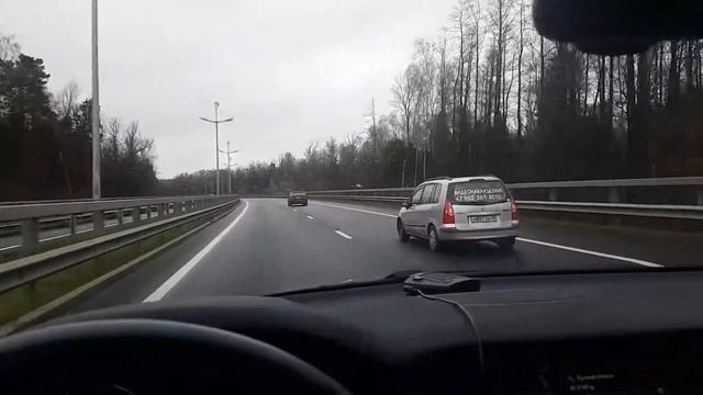 Дорога в аэропорт Храброво. Калининград смотреть онлайн
