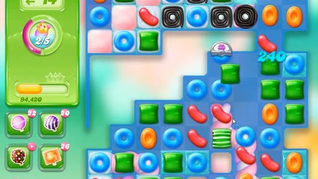 Candy Crush Jelly Saga Level 2594 смотреть онлайн