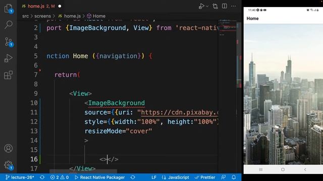 ImageBackground Component/Tag in React Native смотреть онлайн