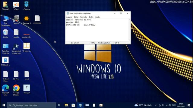 ATUALIZAR WINDOWS 10 mega lite 2.0 para 22h2 смотреть онлайн
