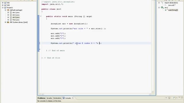 Java tutorial in Eclipse (ArrayList) смотреть онлайн