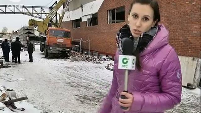 В Заельцовском районе башенный кран обрушился на строящееся здание