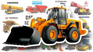 Разная СТРОИТЕЛЬНАЯ ТЕХНИКА. Учим Марки машин с Рыжим Ёжиком