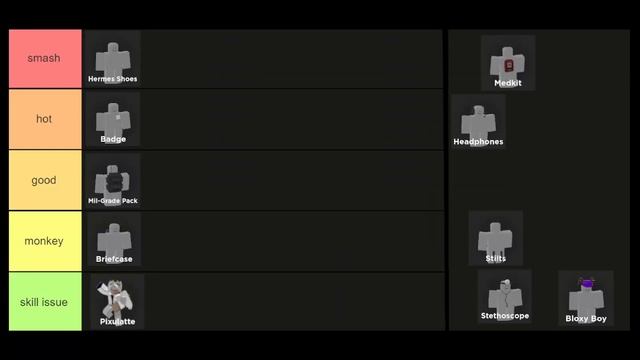 ROBLOX EVADE SKINS TIERLIST смотреть онлайн