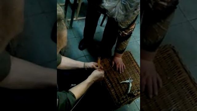 Урок лозоплетения 4ое занятие.