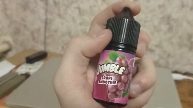 Обзор жижи JUMBLE | GRAPE SMOOTHIE 20mg смотреть онлайн