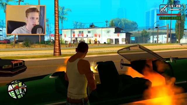 Его должен был убить Сиджей ещё в начале игры GTA San Andreas! смотреть онлайн