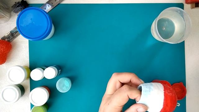 Делаем воздушный шар красно зеленый из ваты - 1 часть смотреть онлайн