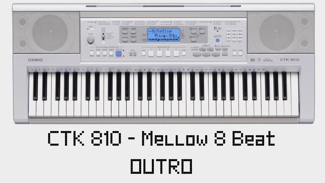 Mellow 8 Beat (High Quality Samples)| Casio CTK-810 / CTK-810 IN