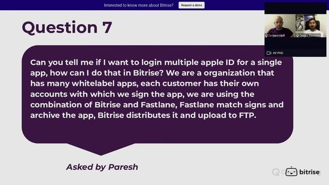 Bitrise AMA #1 featuring Damien Murphy & Tamas Bazsonyi | WEBINAR смотреть онлайн
