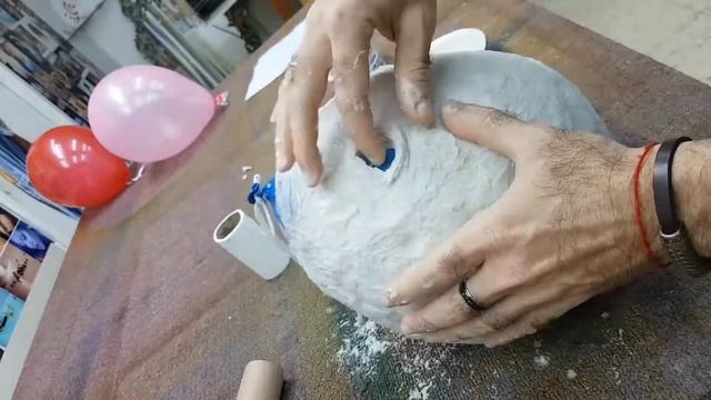 папье маше ваза плафон смотреть онлайн