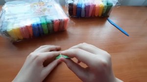 новый воздушный пластилин из ленты и как сделать лягушку из воздушного пластилина