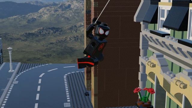 Miles Morales Across The Spider-Verse - Blender 3D LEGO Animation смотреть онлайн