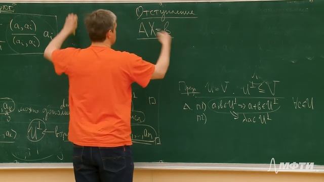 Лекция №;12. Ортогональное дополнение. Ортогонализация. Сопряженное пространство смотреть онлайн