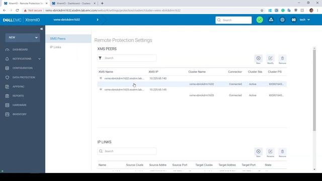 XtremIO 6.3 - Configuring synchronous replication смотреть онлайн