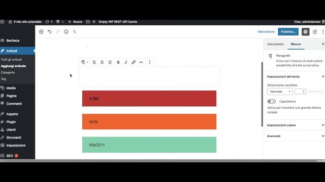 [GUIDA] Come ripristinare l'editor classico in WordPress 5 смотреть онлайн
