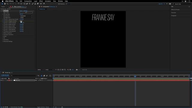 Using VARIABLE FONTS in After Effects смотреть онлайн