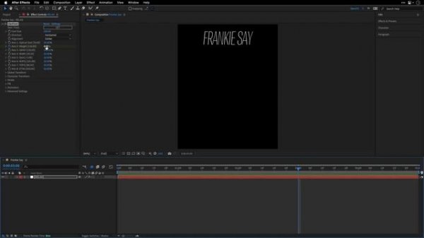 Using VARIABLE FONTS in After Effects