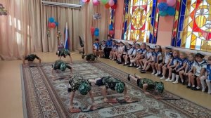 23 февраля, старшая группа. Танец "Солдаты"