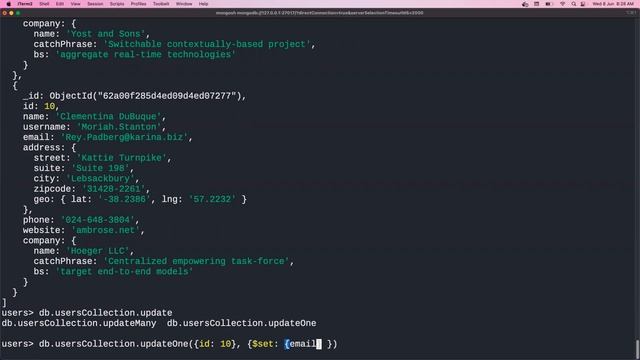MongoDB crud | Backend 7 смотреть онлайн
