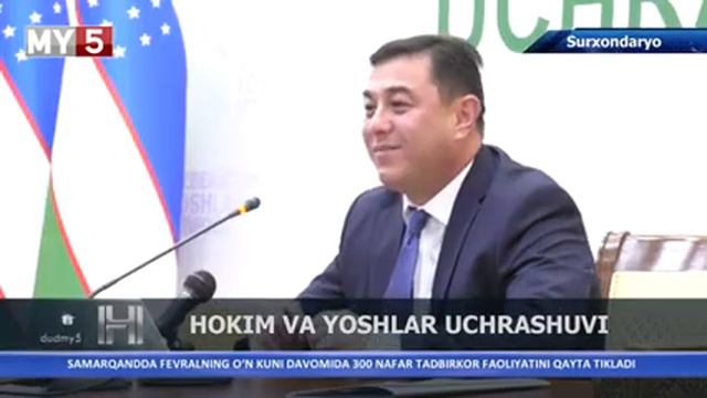 Сурхондарёда Хоким ва ёшлар учрашуви смотреть онлайн