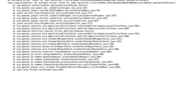 DevOps & SysAdmins: Java Tomcat SQL 2005 connection failed смотреть онлайн