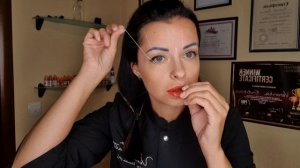 ?Эскиз бровей ниткой?eyebrow sketch by thread