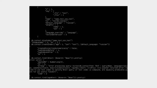Text search MongoDB смотреть онлайн