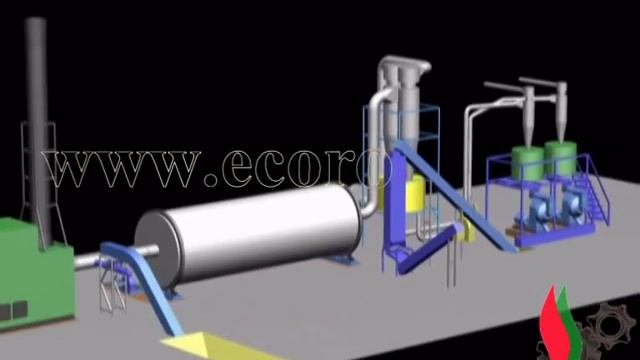 Линия гранулирования _ Модель 3D смотреть онлайн