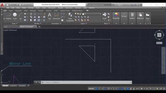 #11 | Mirror Command | Autodesk-AutoCAD | AutoCAD2018 | AutoCAD Tutorial Series | смотреть онлайн