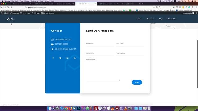 WordPress [#31] Build Your Website Contact Us Page | Elementor WordPress Page Builder Tutorial смотреть онлайн