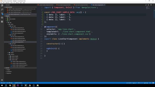 ASP.NET Core + Angular Dashboard | 07 | Doughnut and Line Charts смотреть онлайн