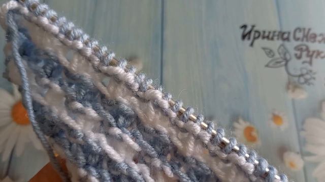 ✔ Его можно вязать с "закрытыми" глазами! Банально просто и очень эффектно - цветной узор спицами смотреть онлайн