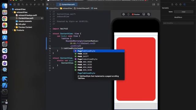 SwiftUI Onboard Screen | Pagination | tutorial for beginners смотреть онлайн