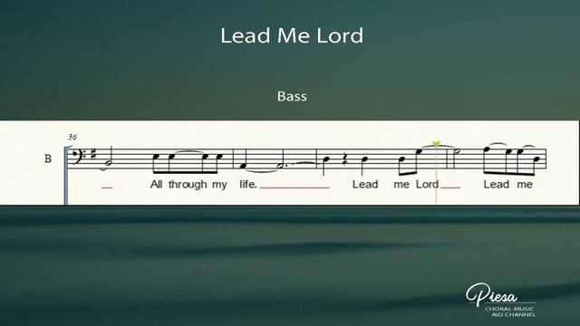 Lead Me Lord (Arr. Robert Delgado) - Bass смотреть онлайн