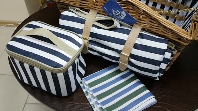Набор корзина для пикника на 4 персоны 47*31*40 см.арт смотреть онлайн