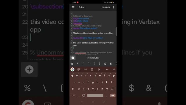 How to make subsection in LaTeX || How to make subsection in Verbtex latex editor. смотреть онлайн
