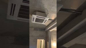 Монтаж сплит-системы и кассетного кондиционера